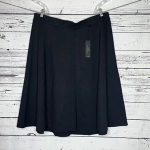 Lane Bryant NWT Size 18/20 Black Ponte Knit A-Line Skirt
